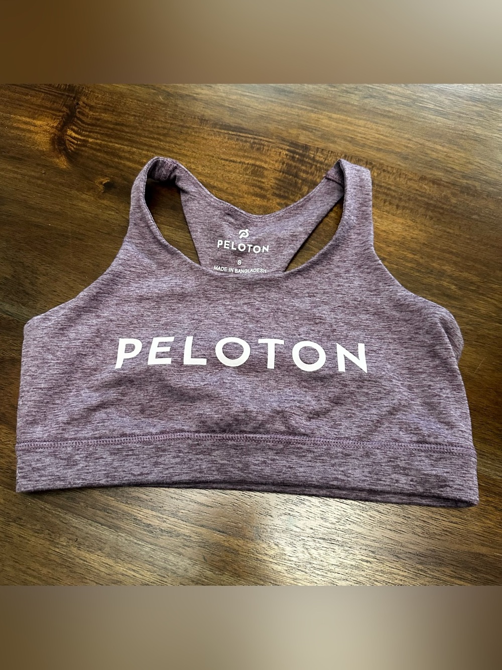 Peloton Heather Purple Sports Bra Small